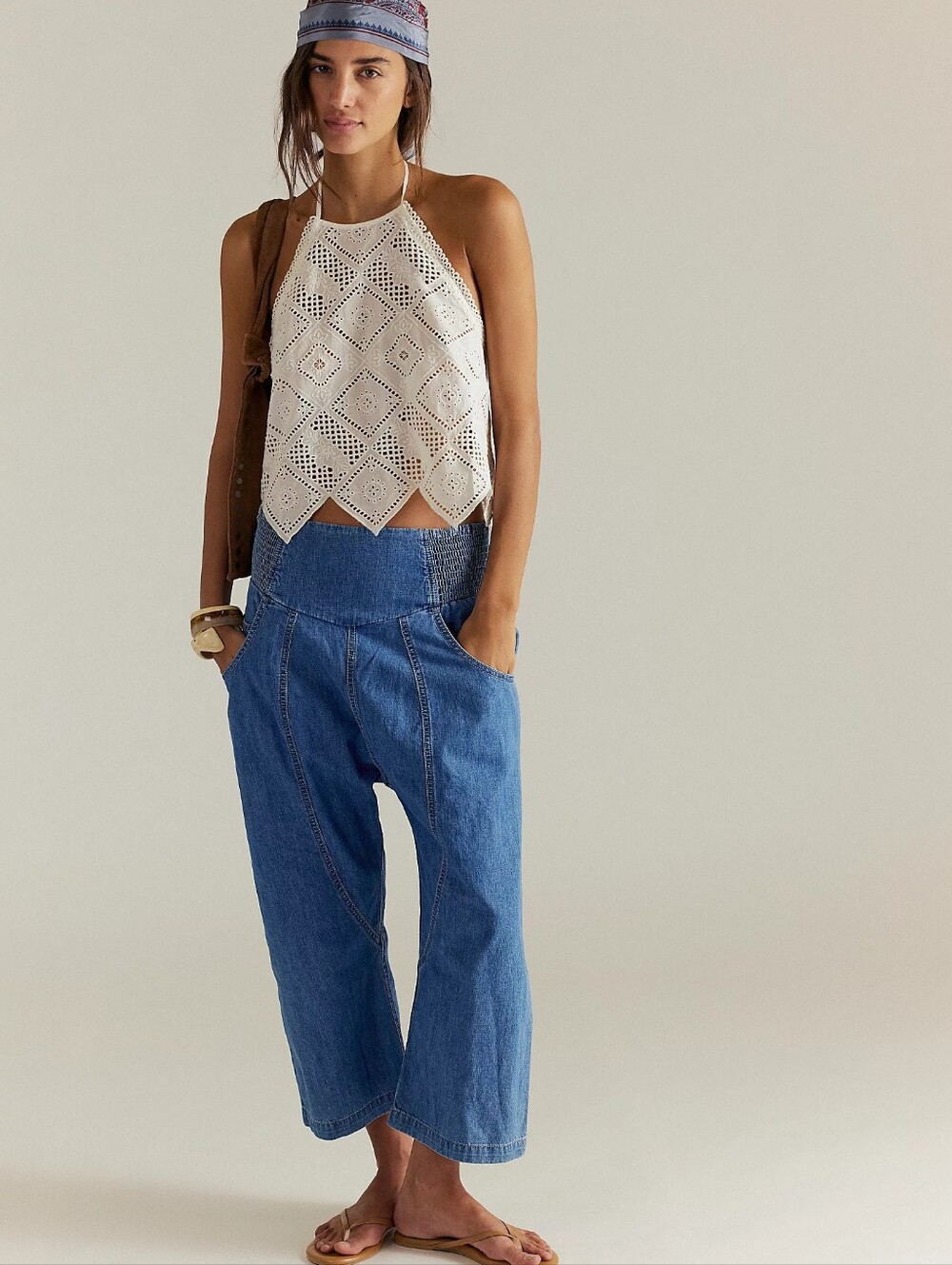 We The Free Lunan Pull On Harem Jeans S